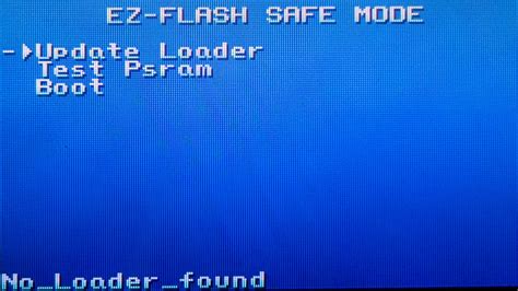 ez flash no loader found